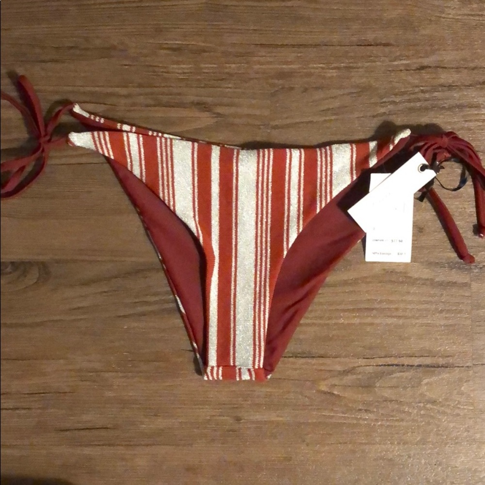 LOVERS+FRIENDS Knit String Bikini Bottoms